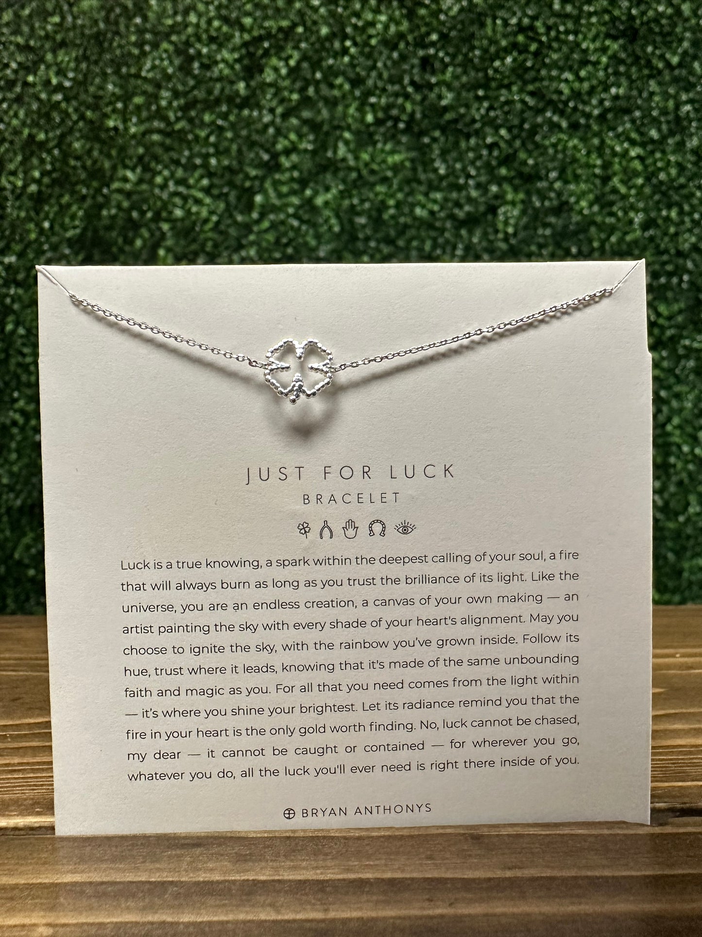 Just For Luck Clover Bracelet