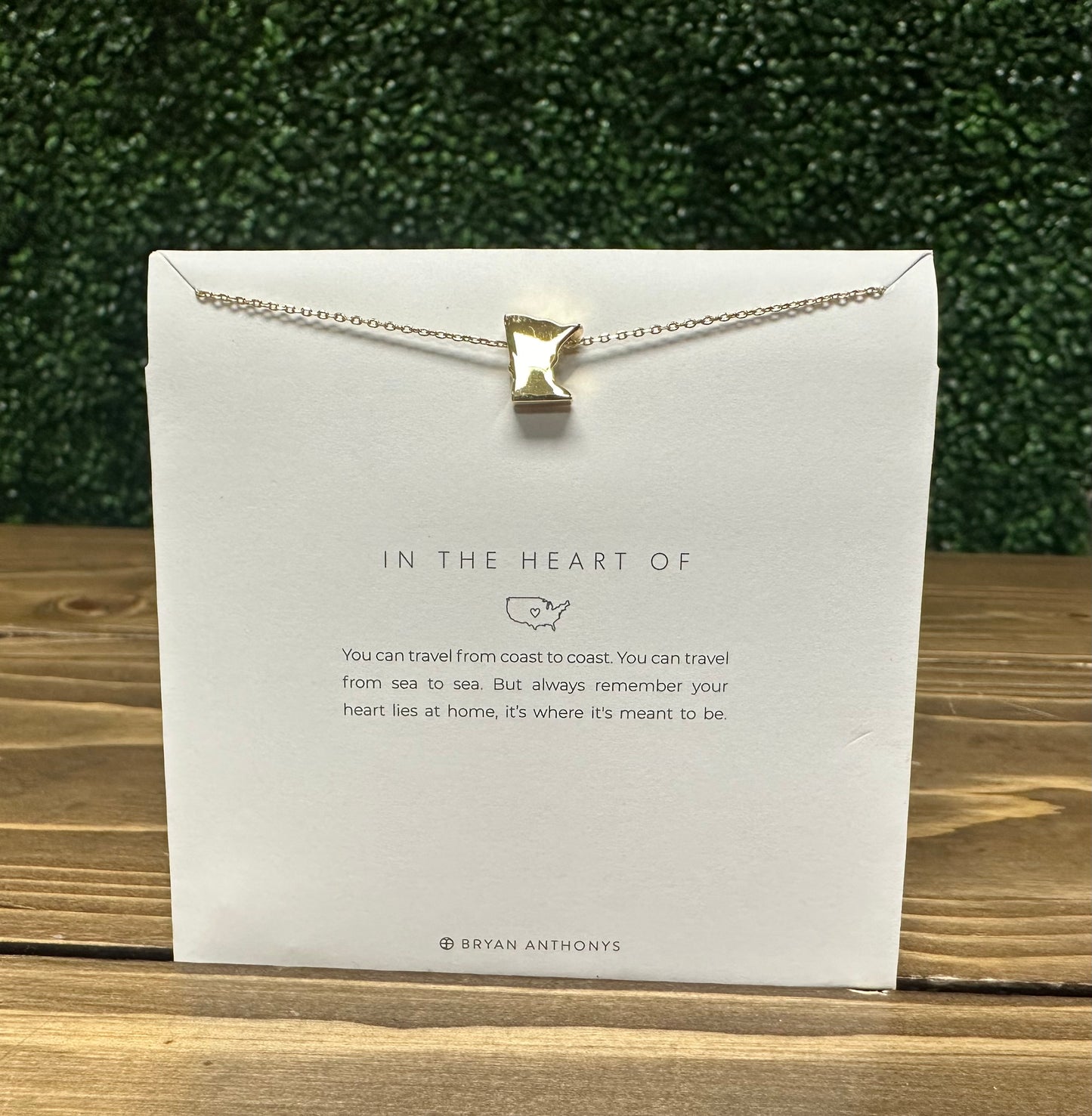 In the Heart Of | State Necklace