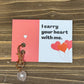 Carry Your Heart Bag Tag/Charm
