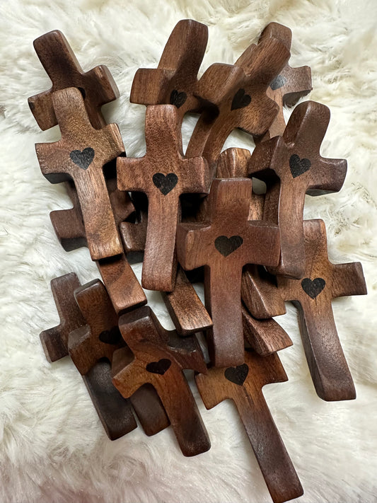 Olive Wood Comfort Cross