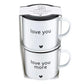 Enamel Mug Set - Love You More