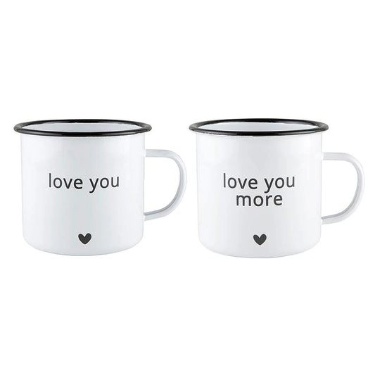 Enamel Mug Set - Love You More
