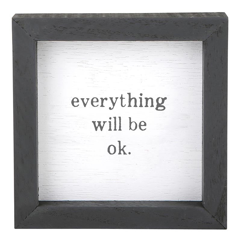 Face to Face Petite Word Board - Everything will be OK