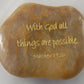 Scripture Stone - I can do all things...Philippians 4:13