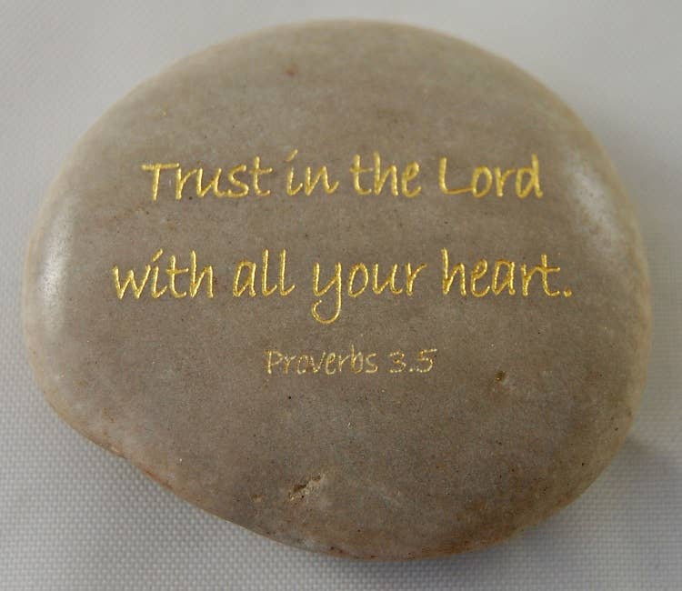 Scripture Stone - I can do all things...Philippians 4:13