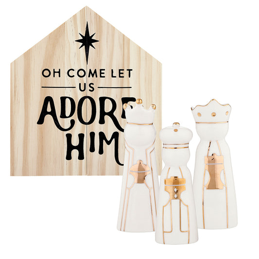 3 Kings Ceramic Figurines