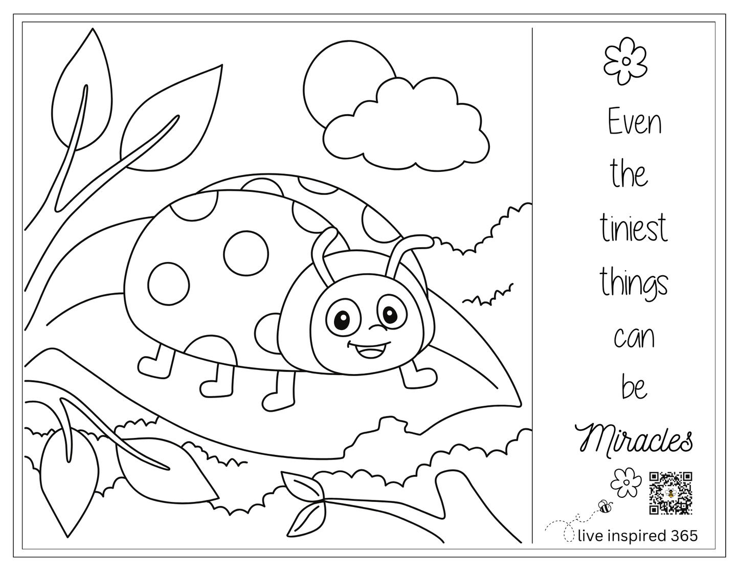 Ladybug-Coloring Page