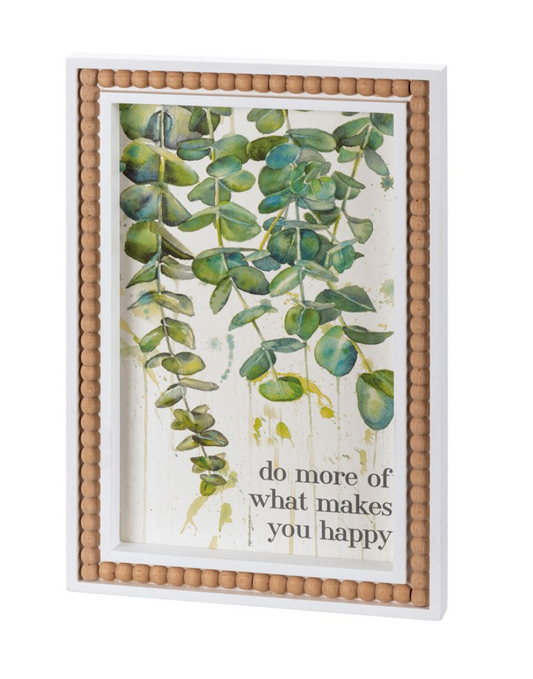 What Makes You Happy Framed Wall Art