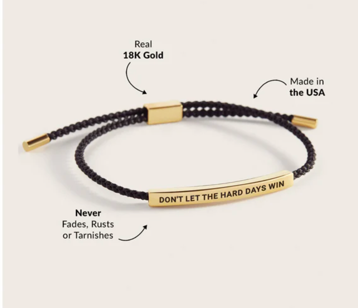 Strength Hope Courage - Inspire Bracelet