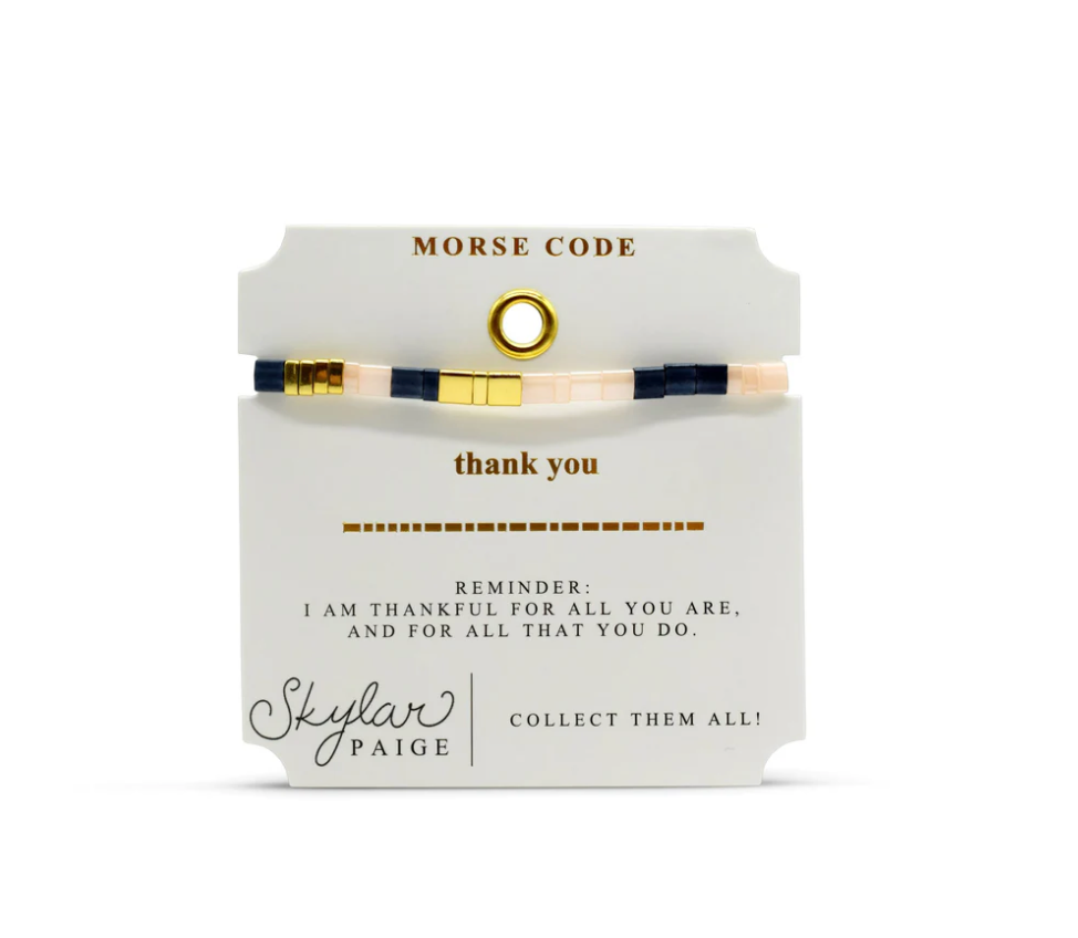 Morse Code Bracelet by Skylar Paige