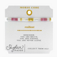 Morse Code Bracelet by Skylar Paige