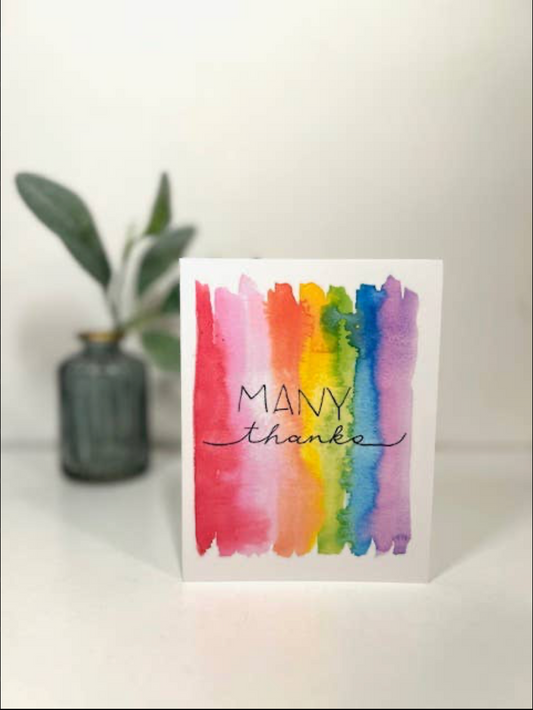 Many Thanks Card