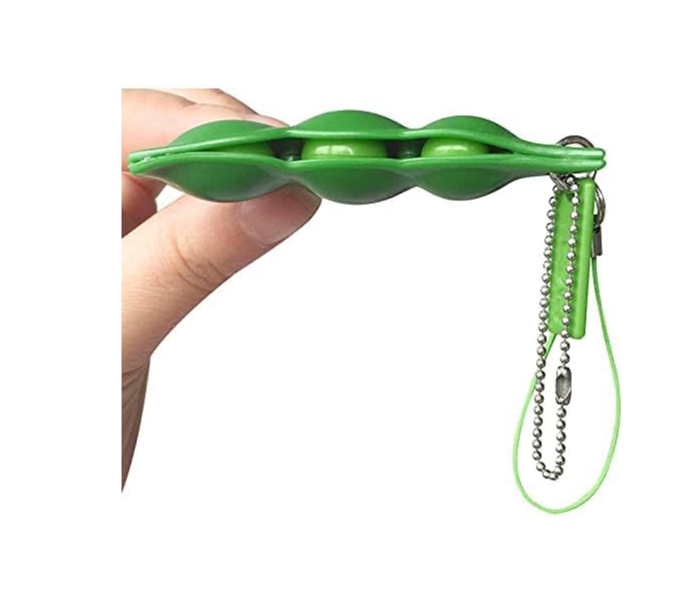 Squeeze Bean Keychain Fidget Toy