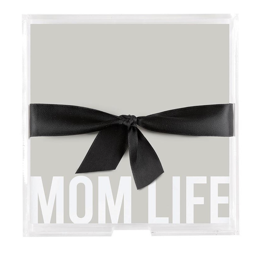 Mom Life Notepad with Acrylic Tray