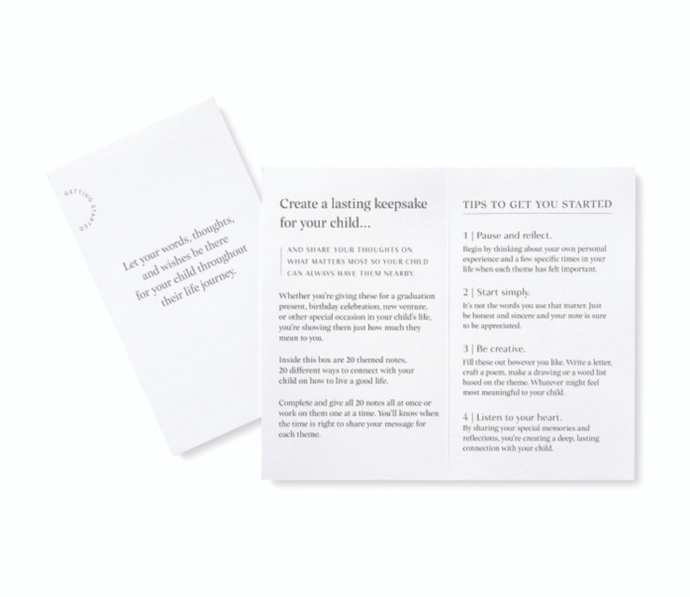 Life Notes: Thoughts & Wishes For Your Child