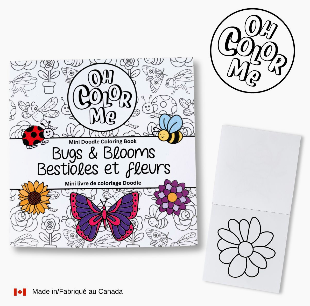 Bugs & Blooms Mini Coloring Book