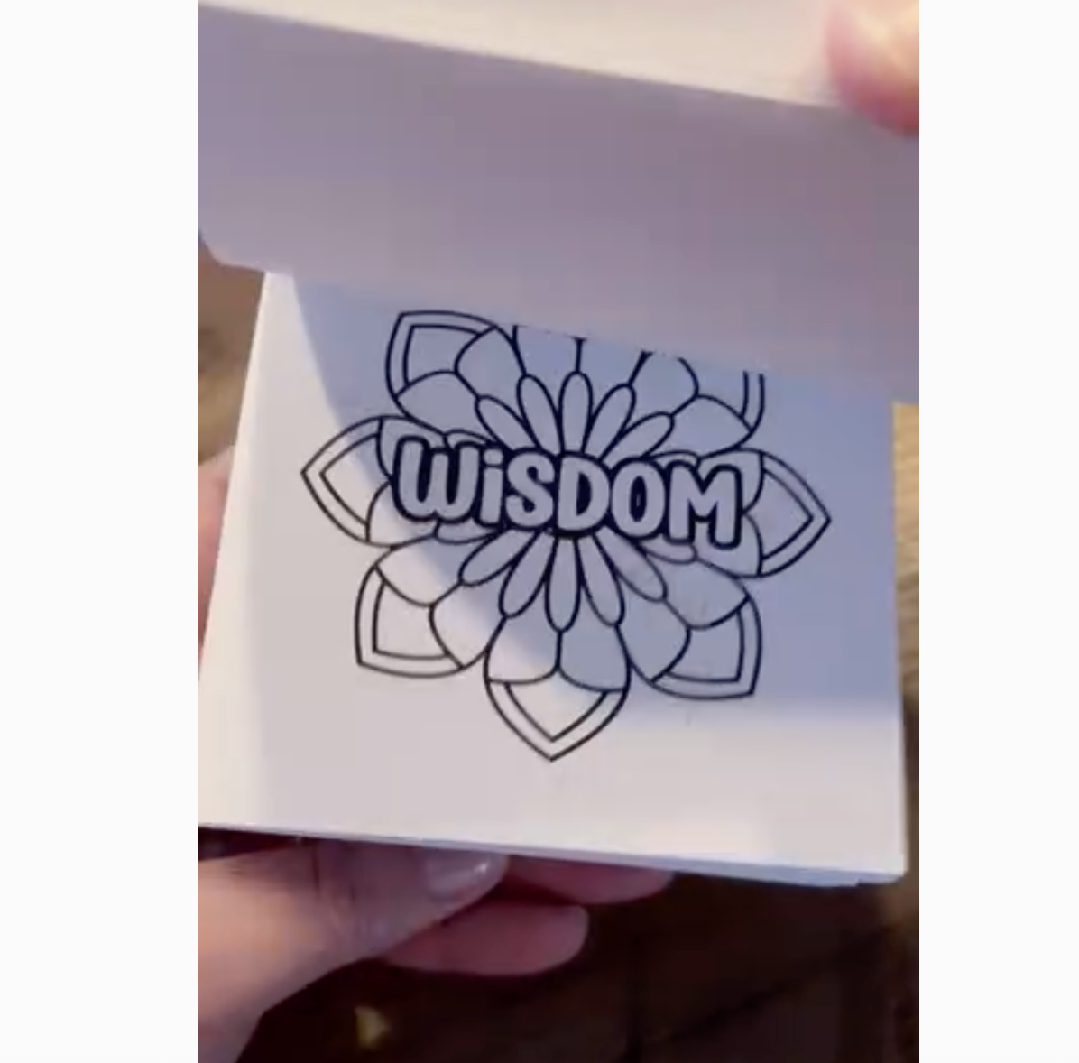 Positive Words Mini Coloring Book