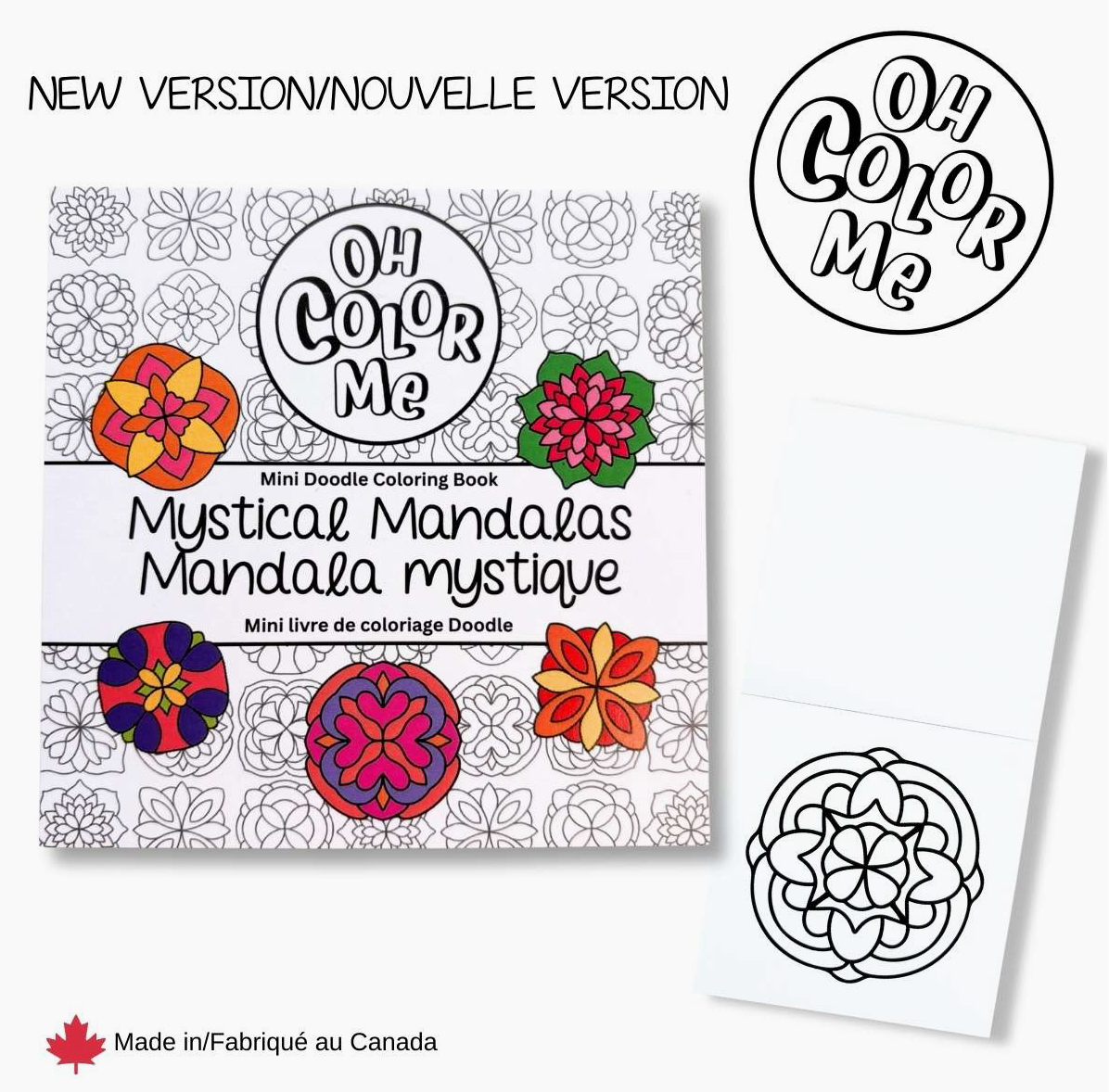 Mystical Mandalas Mini Coloring Book