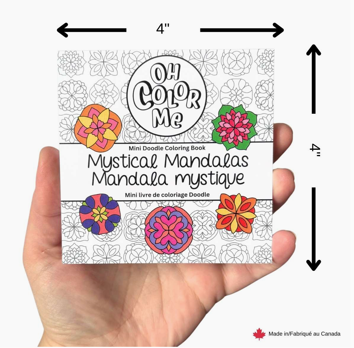 Mystical Mandalas Mini Coloring Book