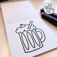 Sweet & Salty Mini Coloring Book