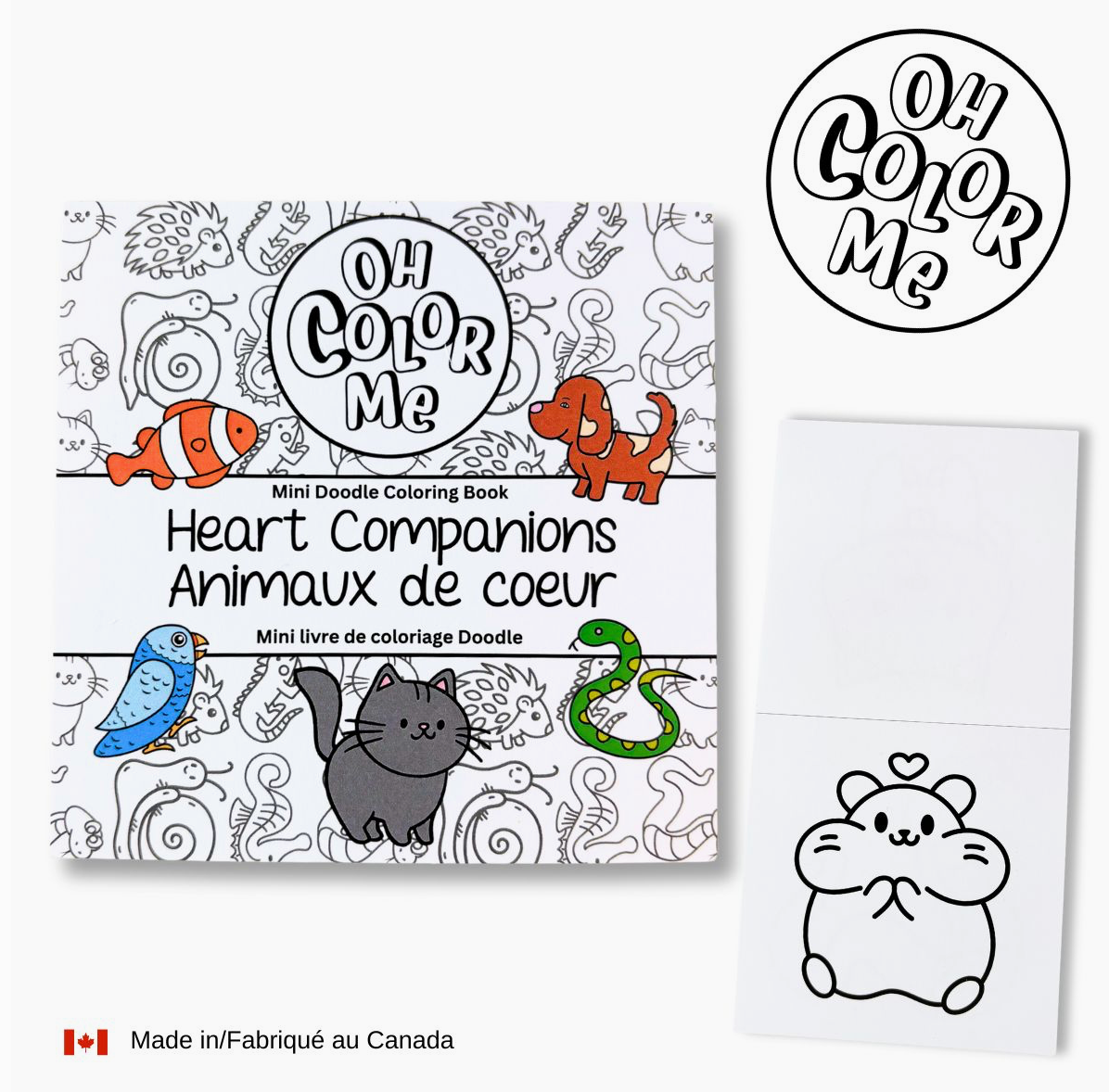 Heart Companions Mini Coloring Book