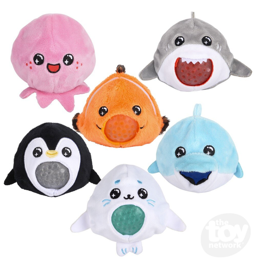 Sea Life Squeezy Bead Plush