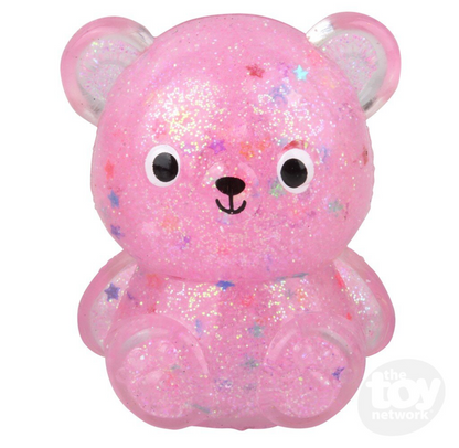2.25" Squish Glitter Bear