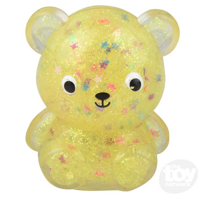 2.25" Squish Glitter Bear