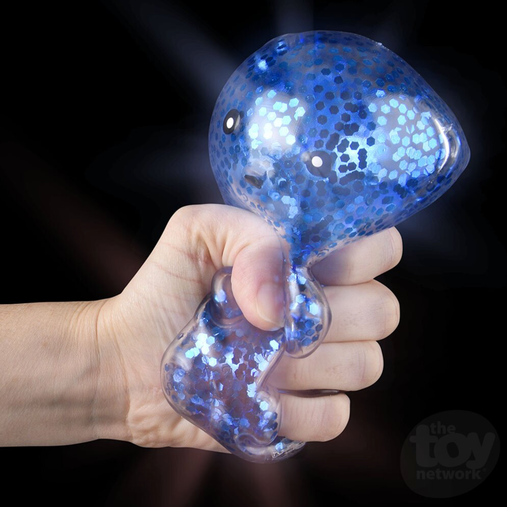 4.5" Sparkle Light-Up Puffer Yummy Bear