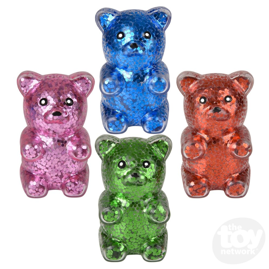 4.5" Sparkle Light-Up Puffer Yummy Bear
