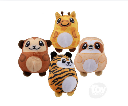 Sugar Squeeze Plush Zoo Animal Stress Balls