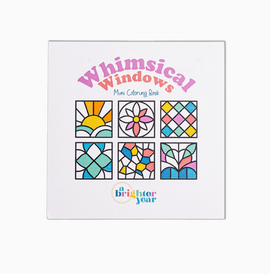 Whimsical Windows - Mini Coloring Book