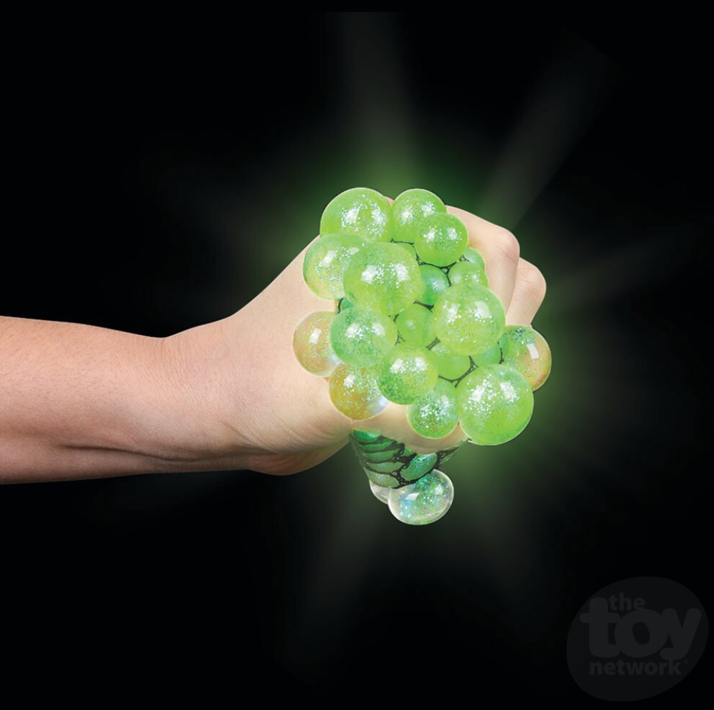 Mesh Squeeze Glitter Ball