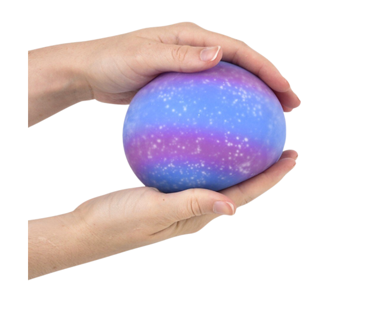 4" Squish And Stretch Galaxy Yummy Ball