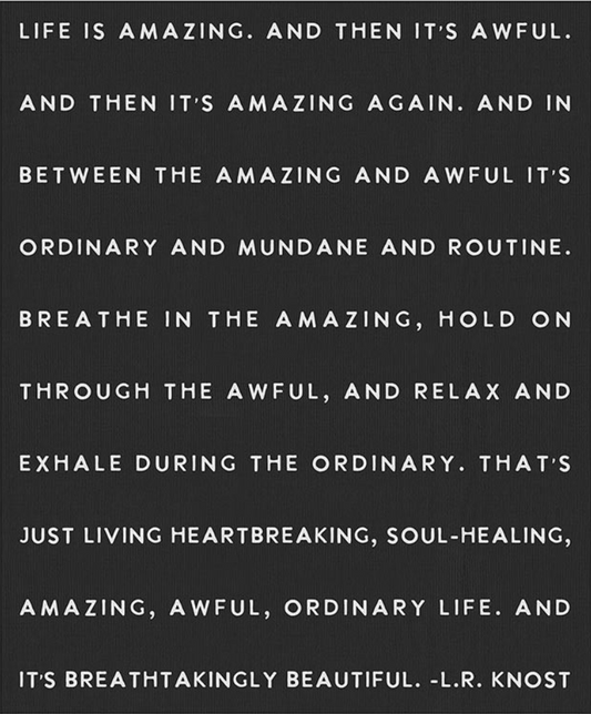 Life Is Amazing - Luxe Throw
