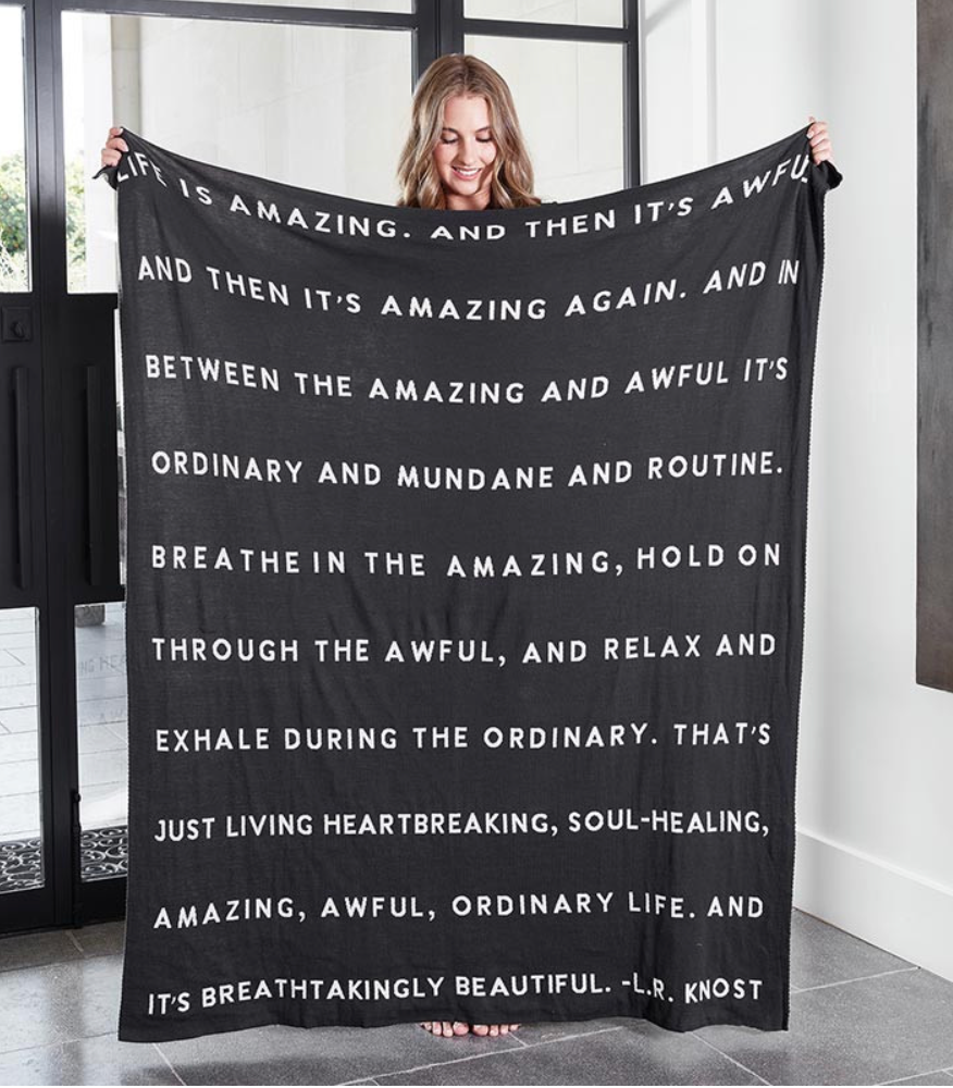 Life Is Amazing - Luxe Throw