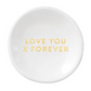 Love Forever Ceramic Ring Dish & Earrings