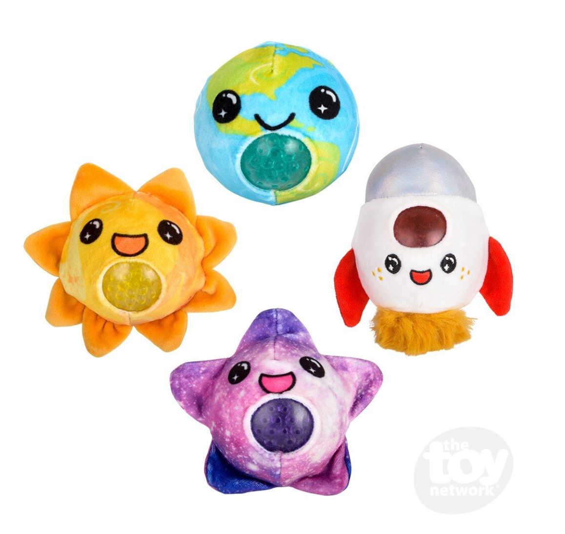 3" Space Squeezy Bead Plush