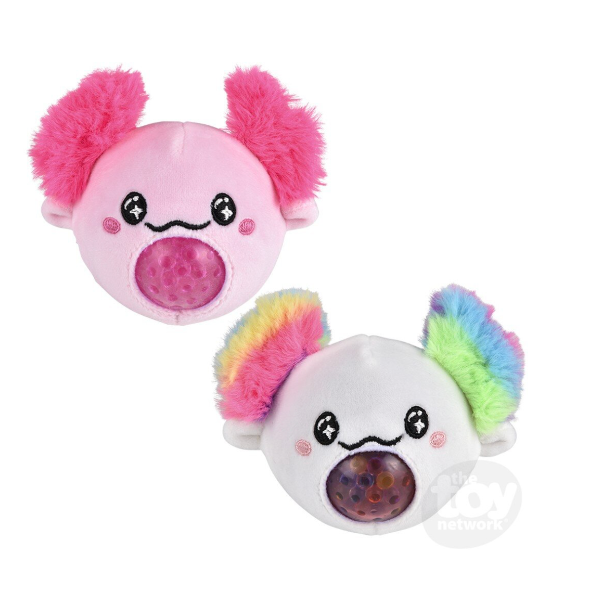 3" Axolotl Squeezy Bead Plush Ball