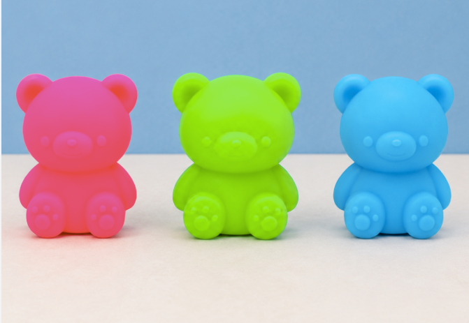 SCRUNCHEMS Fruity Neon Squish Bears