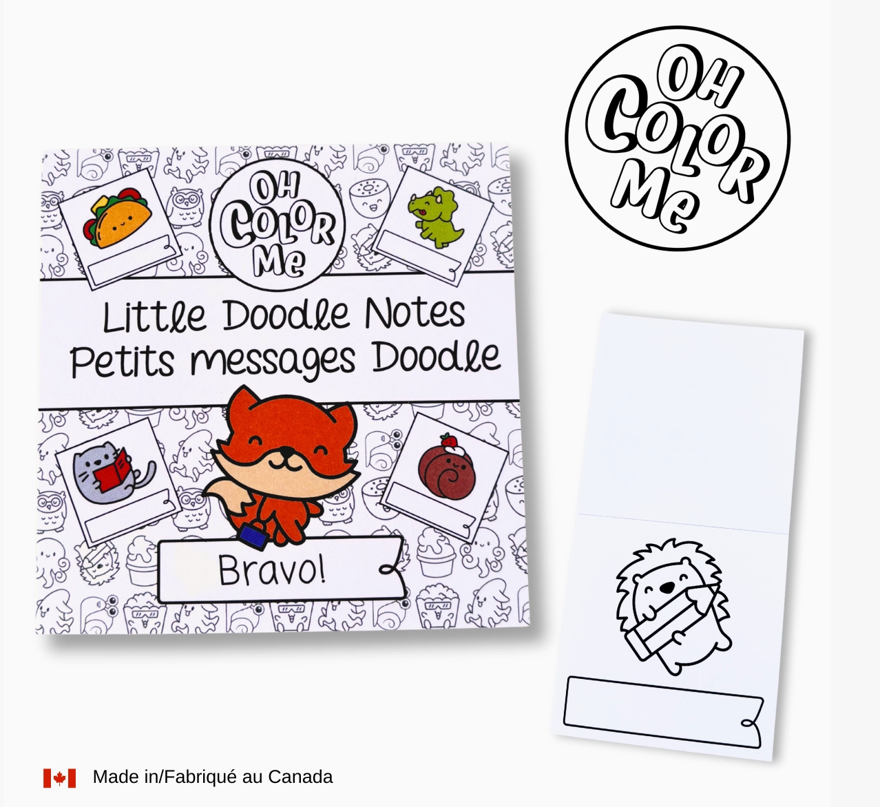 Little Doodle Notes Mini Coloring Book