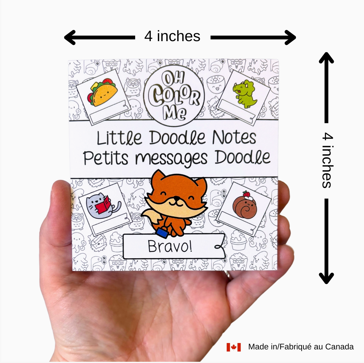 Little Doodle Notes Mini Coloring Book