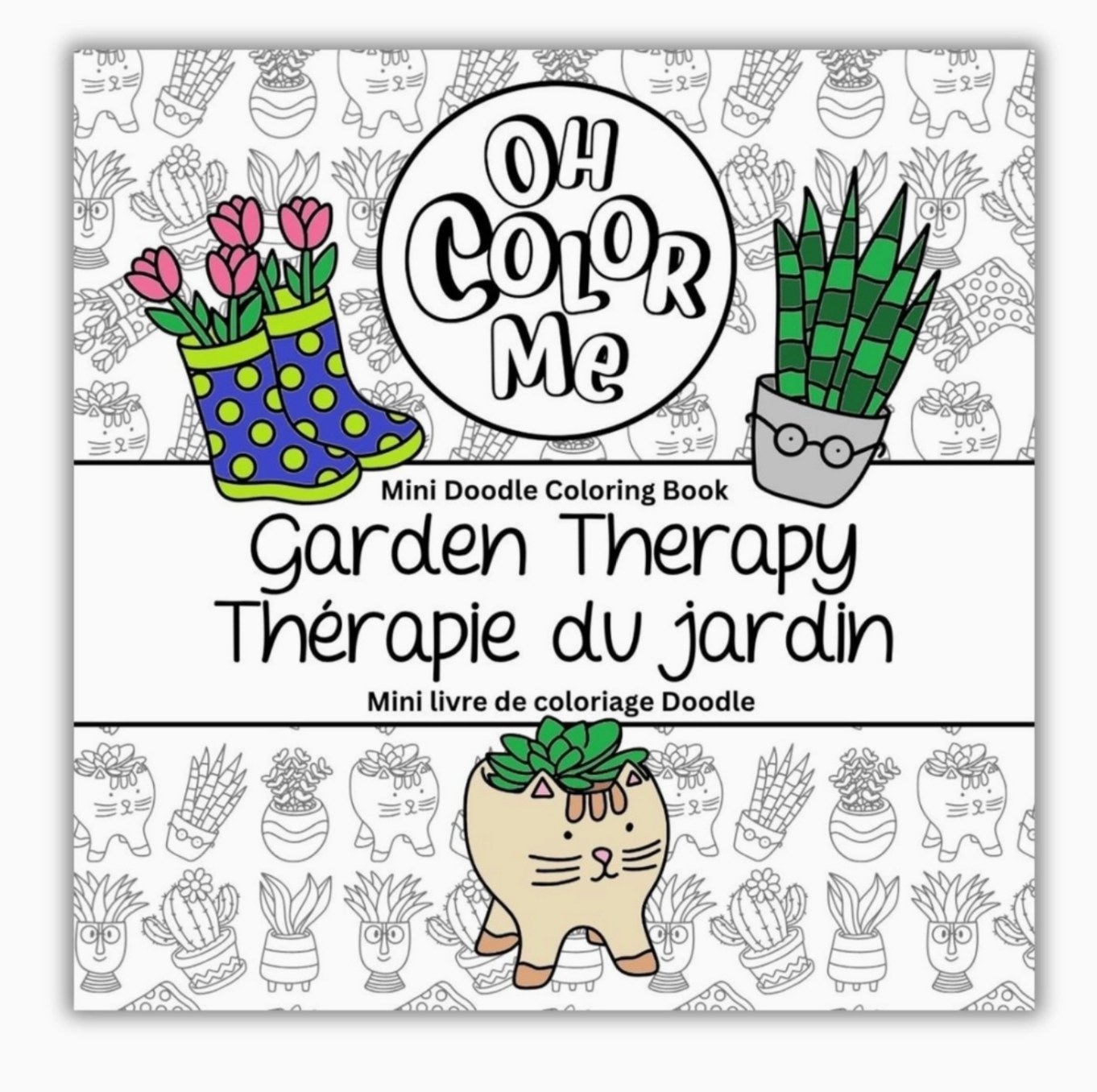 Garden Therapy Mini Coloring Book