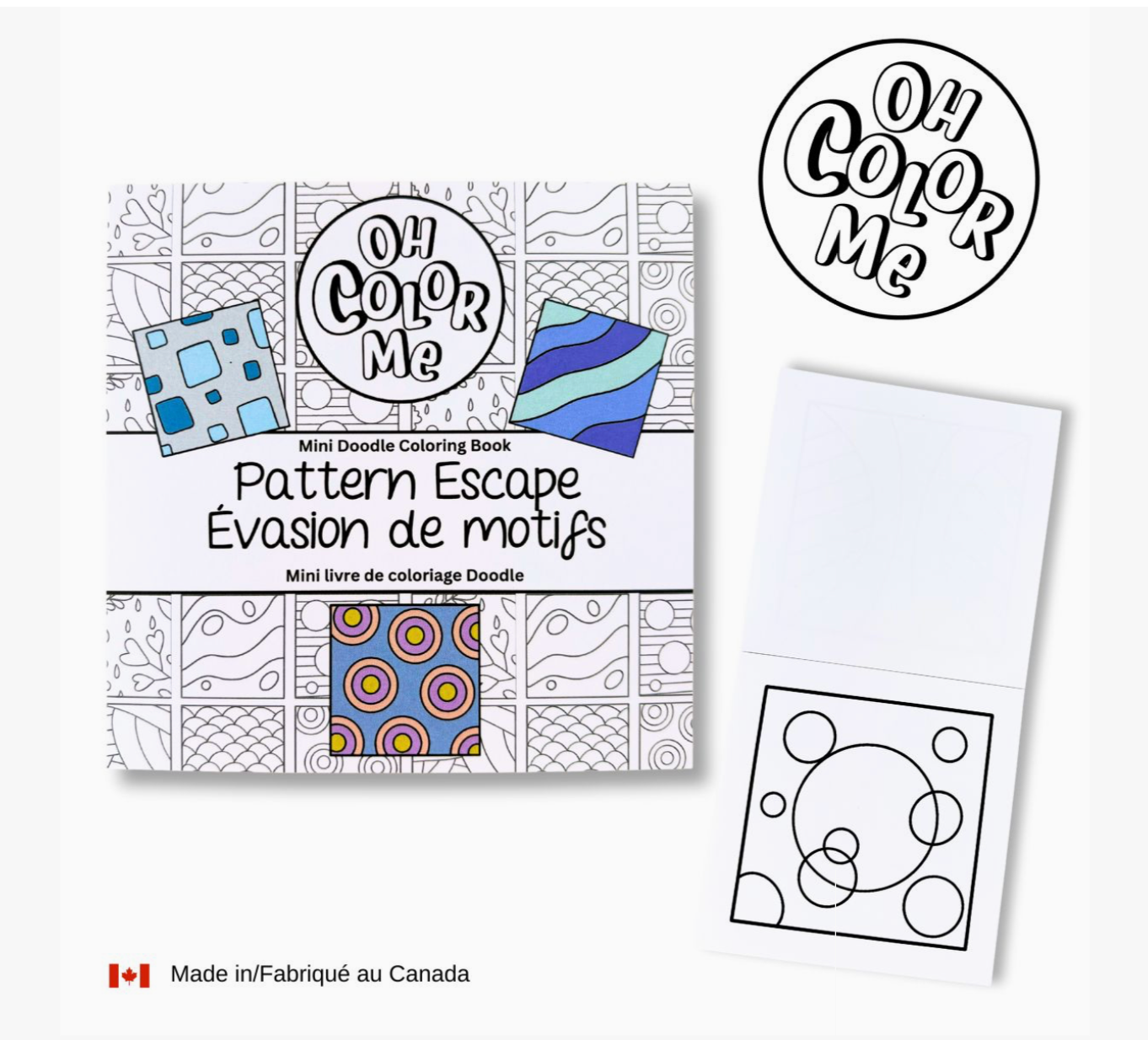 Pattern Escape Mini Coloring Book