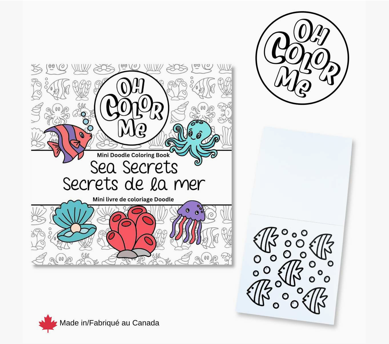 Sea Secrets Mini Coloring Book