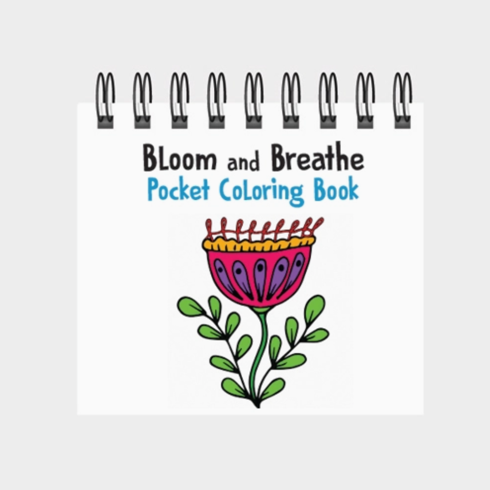 Bloom & Breathe Pocket Coloring Book