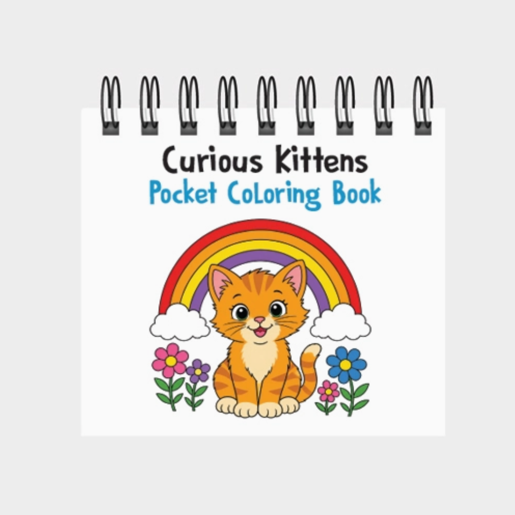 Curious Kittens Pocket Coloring Book