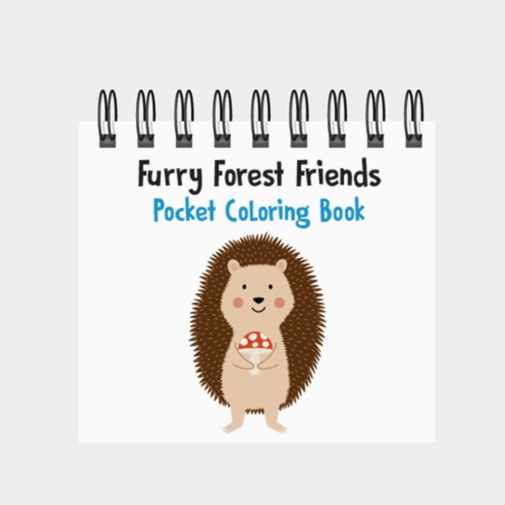 Furry Forest Pocket Coloring Book