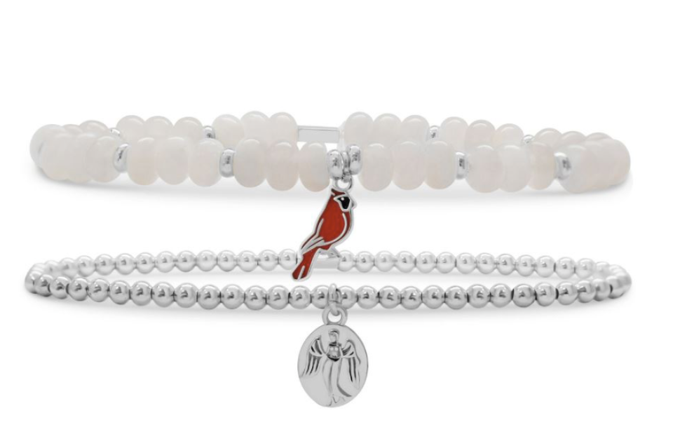 Stia Cardinal Set Beaded Bracelets