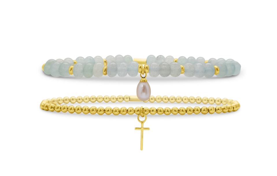 Stia Faith Set Beaded Bracelets